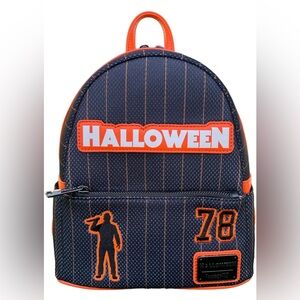 Loungefly Halloween Backpack - Black and Orange